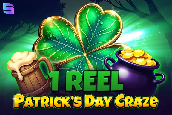 1 Reel Patricks Day Craze — capa do slot